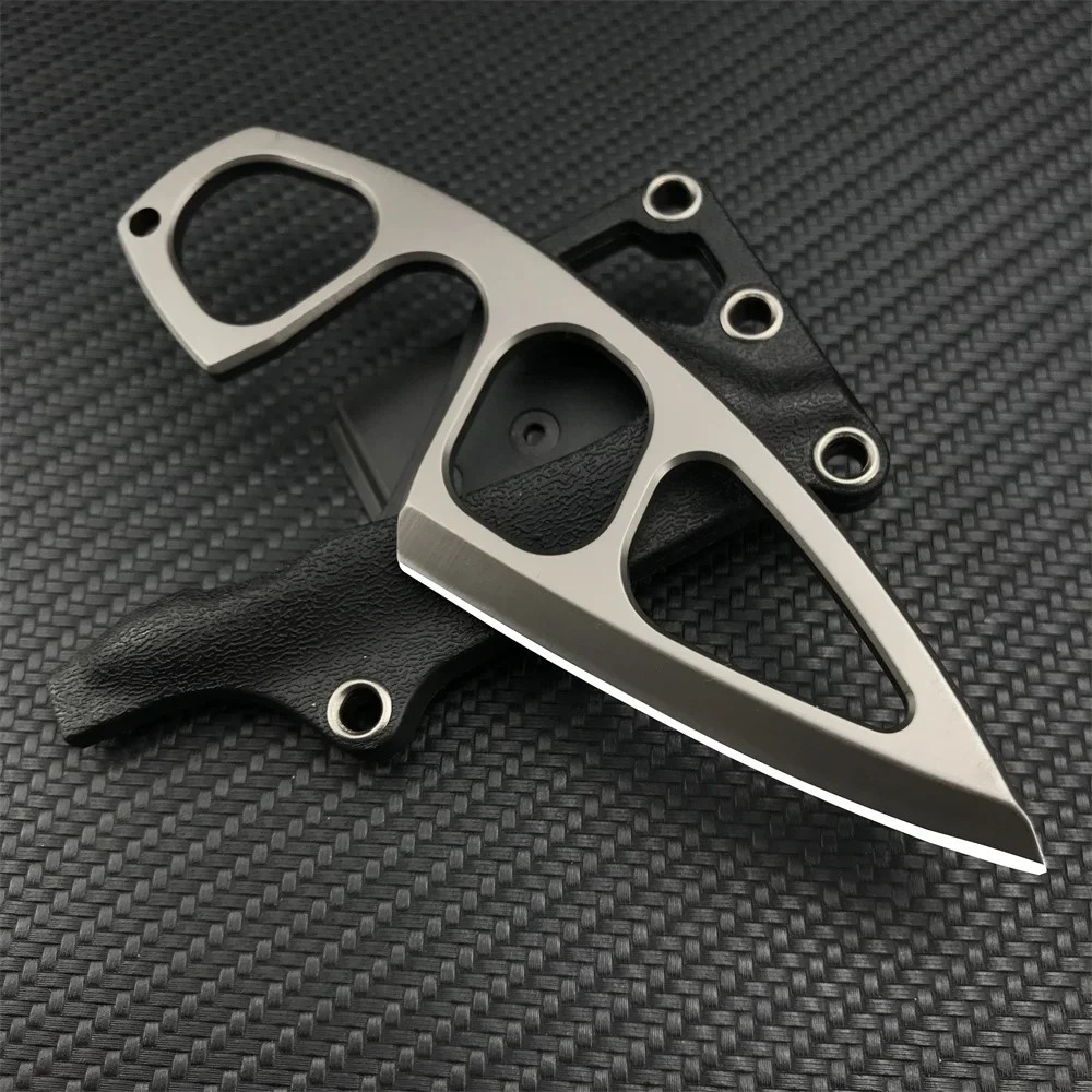 Edc Carry Pocket Knife - Hochharter Halsmesser mit 440C-Klinge und Kydex-Scheide