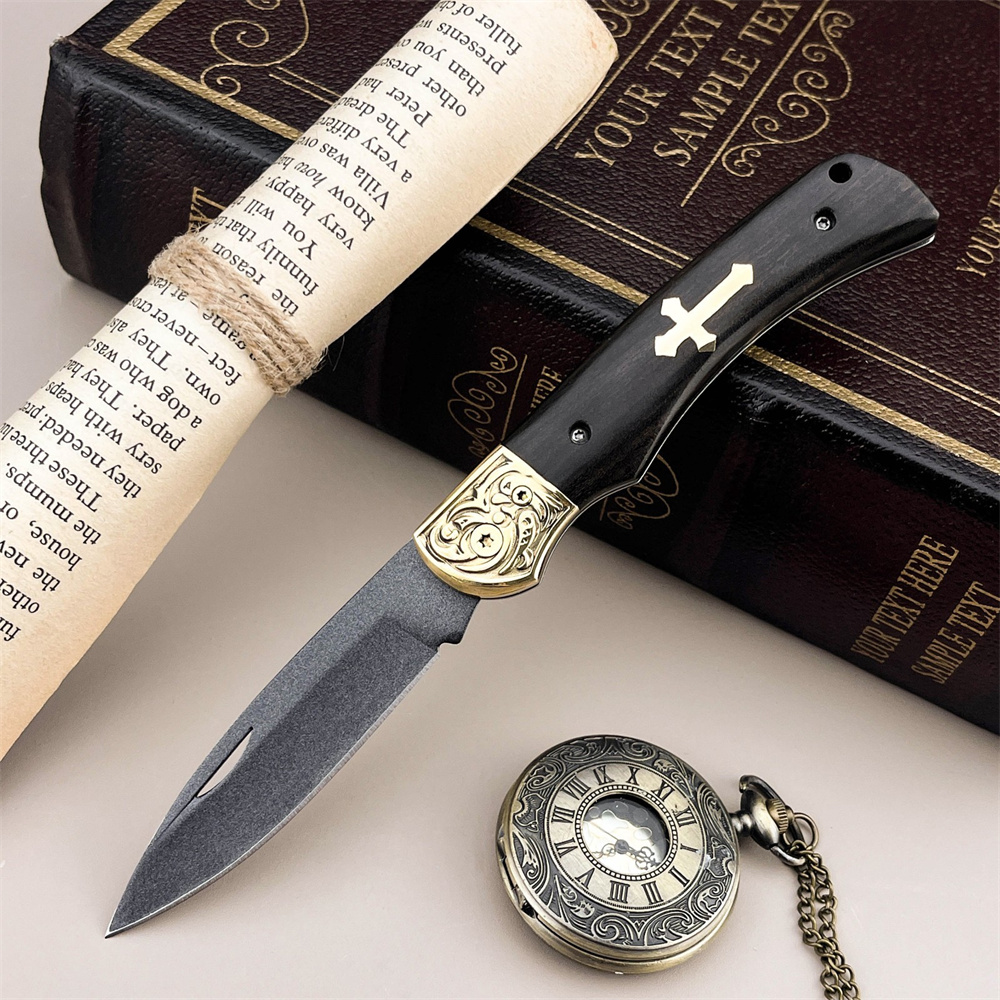 Edc Carry Pocket Knife - EDC Taschenmesser mit Geschmiedeter Stahlklinge und
