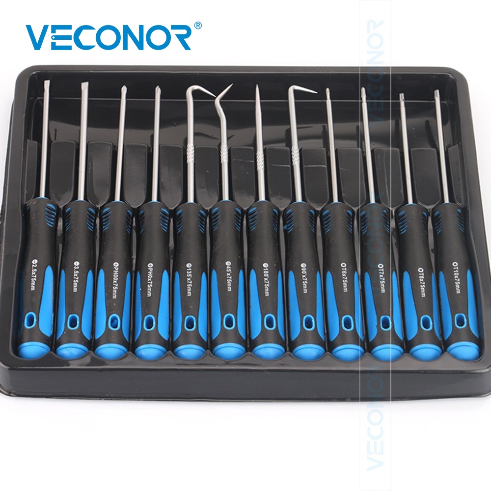 Micro Screwdriver Kit - 12PCS Haken Öl Dichtung Kraftstoff Dichtung