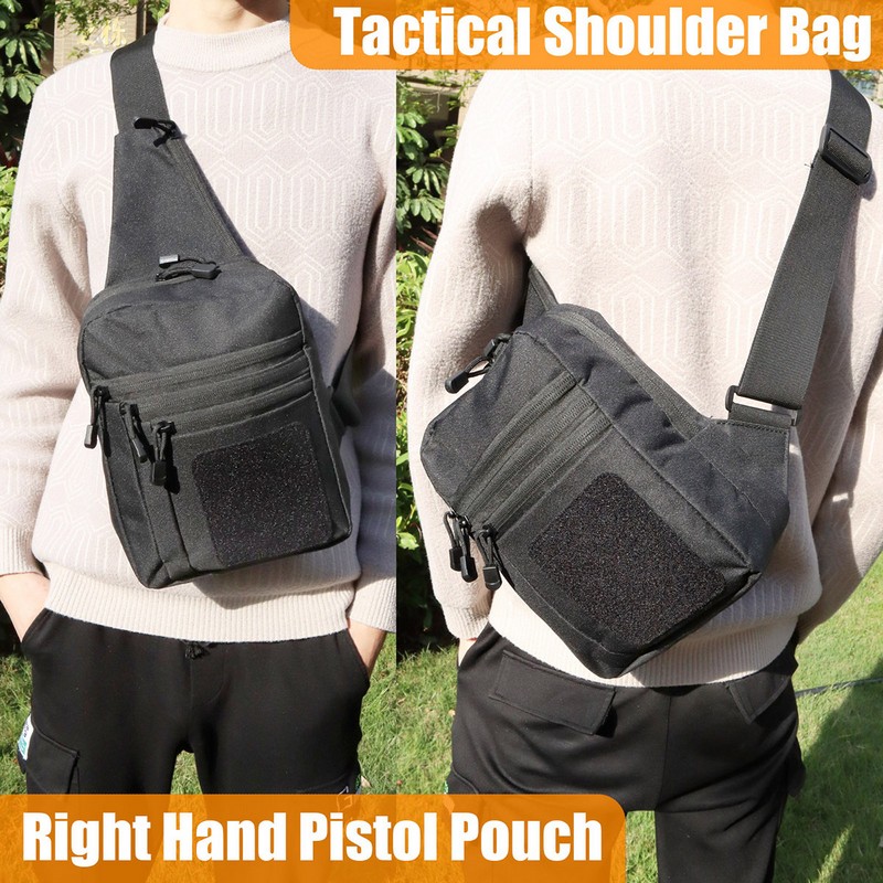 Edc Concealed Carry Backpack - Neue Taktische Brusttasche Pistole Holster Verdeckte