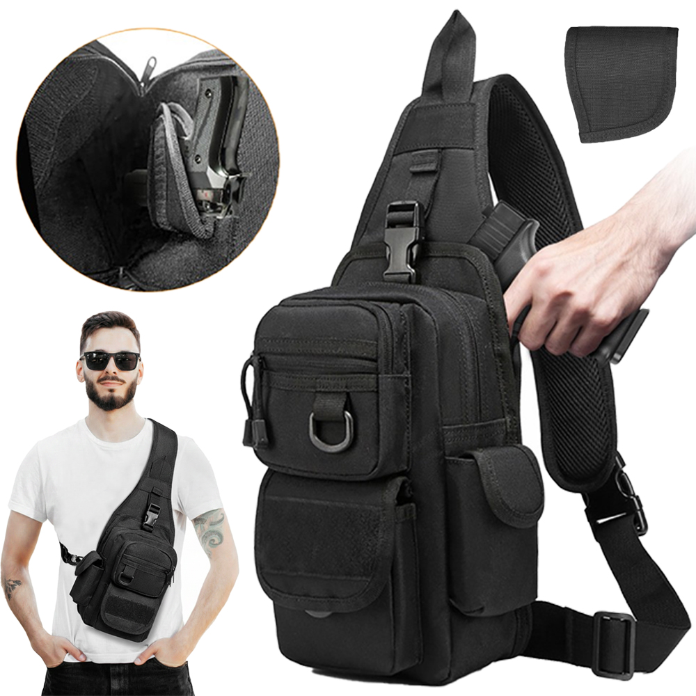 Edc Concealed Carry Backpack - Taktische Pistolen-Tasche Verdeckte Waffentragetasche Crossbody Sling