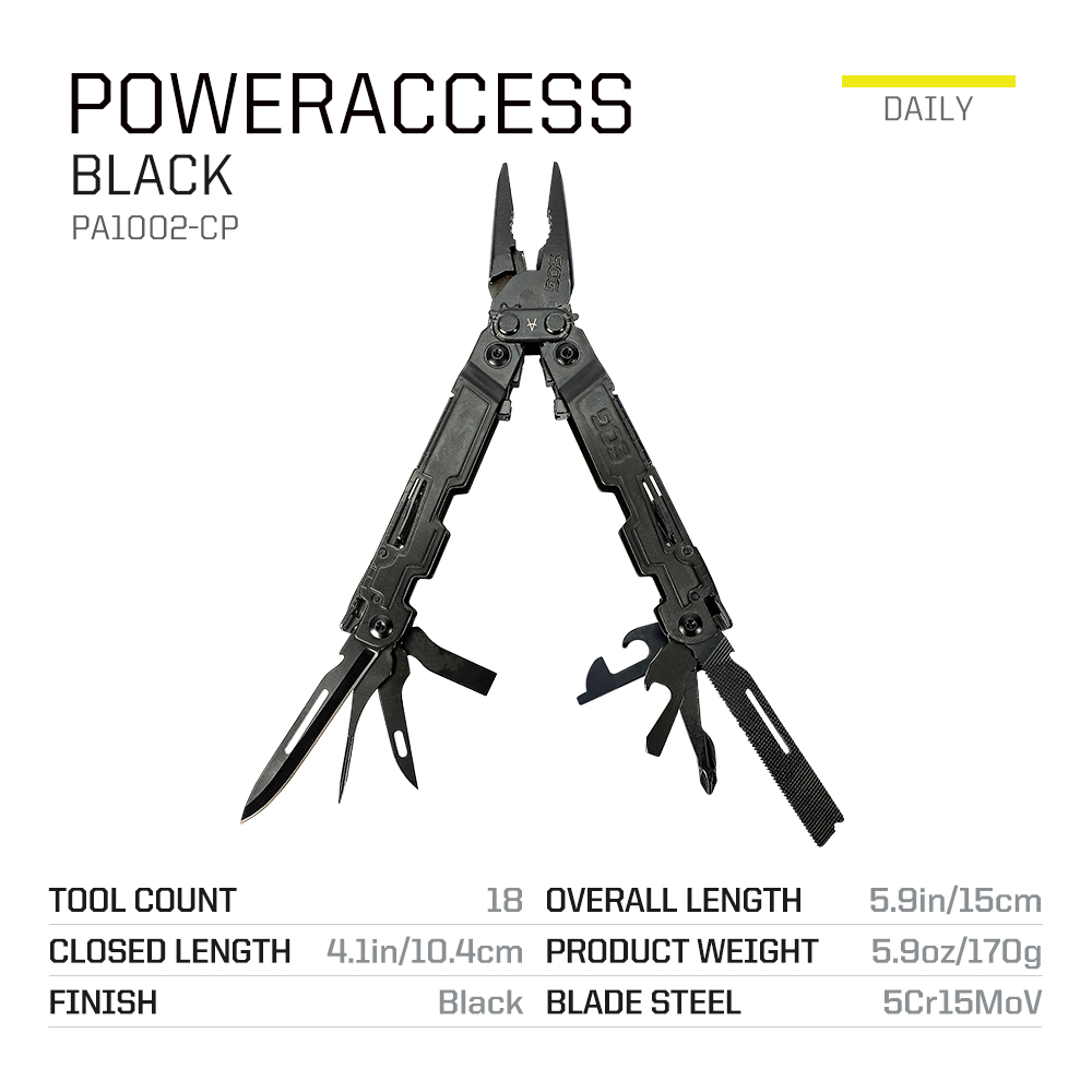 SOG 18 in 1 PowerAccess Kompak – Edc Carry Pliers Bewertung und Preis
