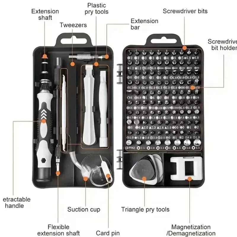 115-in-1 Professionelles Präzi – Micro Screwdriver Kit Bewertung und Preis