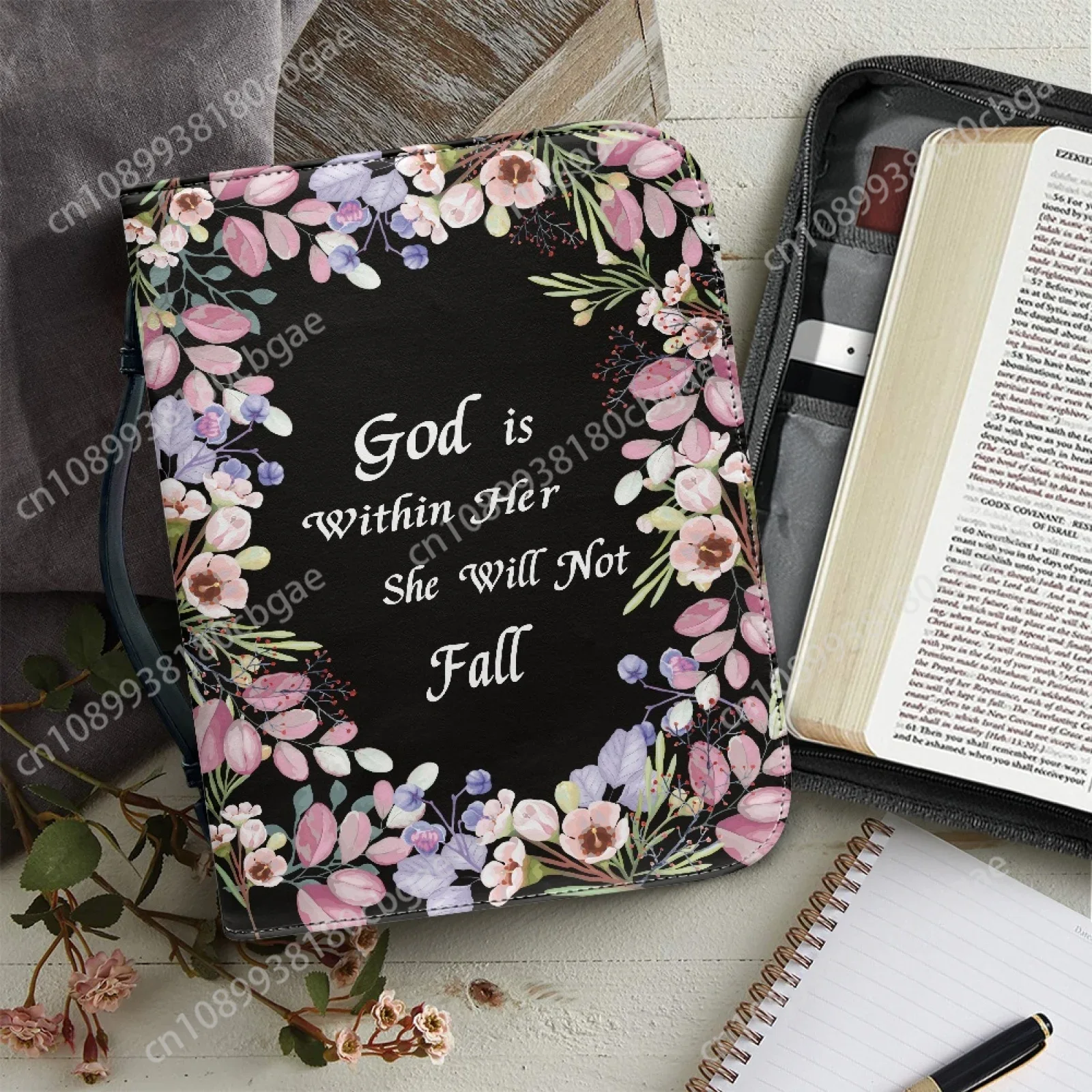 Blumen Vers Muster Leder Bibel – Edc Carry Bag Bewertung und Preis