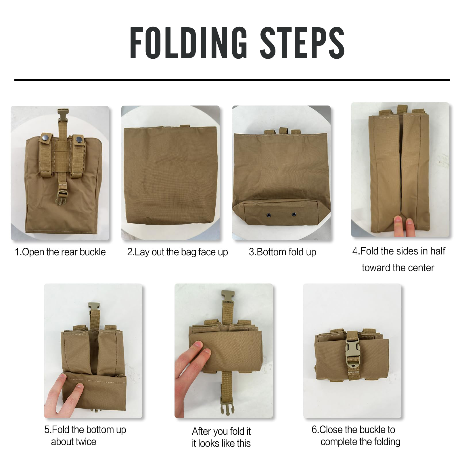 Neue Molle Folding Dump Drop M – Edc Carry Pocket Bewertung und Preis