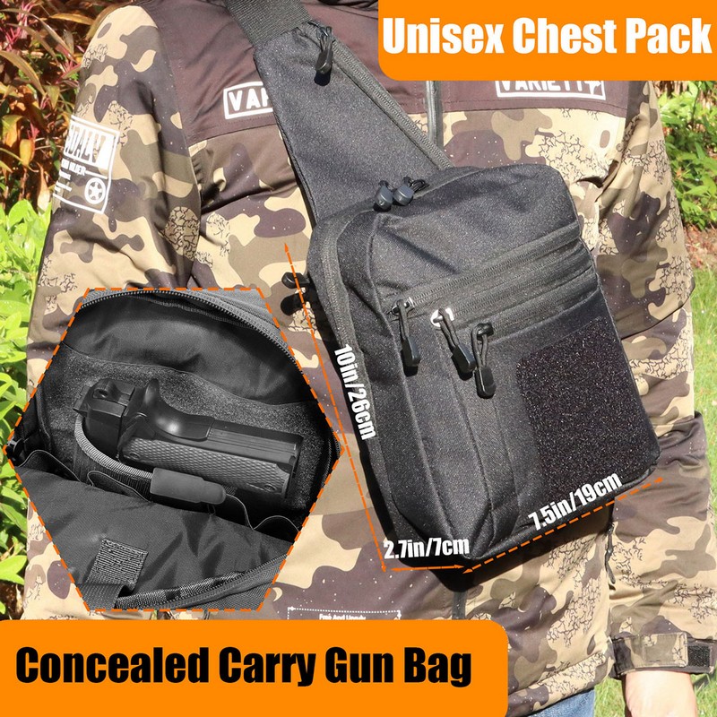 Neue Taktische Brusttasche Pis – Edc Concealed Carry Backpack Bewertung und Preis