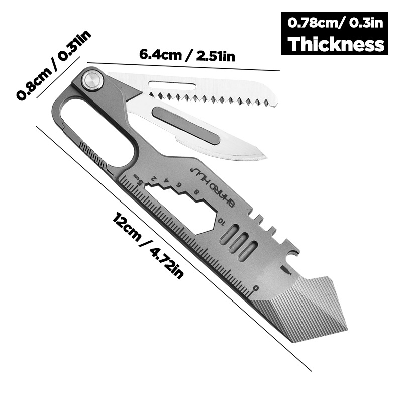 Outdoor Tragbare EDC Multifunk – Titanium Pry Bar Bewertung und Preis