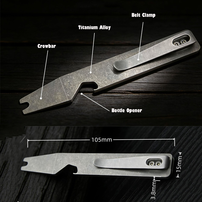 10,5 cm TC4 Titanlegierung Bre – Titanium Pry Bar Bewertung und Preis