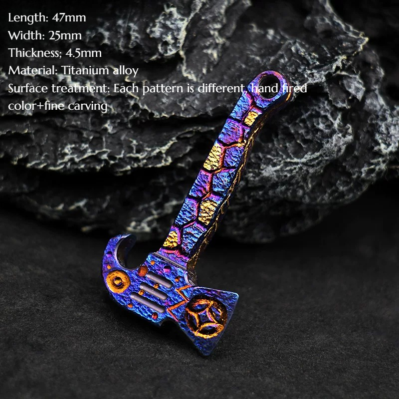 Titanlegierung Mini-Axt Handge – Titanium Pry Bar Bewertung und Preis