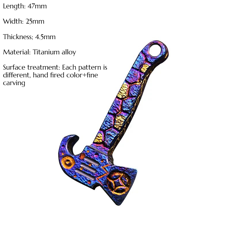 Titanlegierung Mini-Axt Handge – Titanium Pry Bar Bewertung und Preis